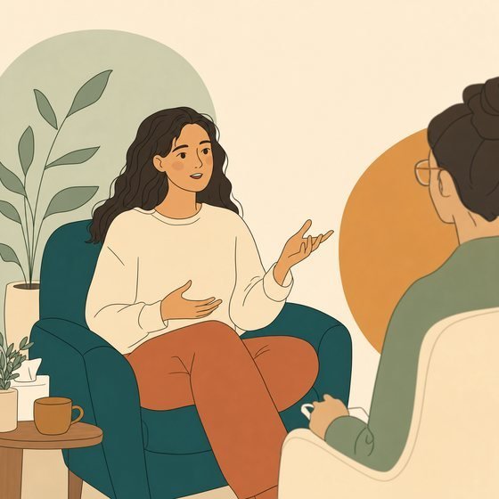 Two people in an open, honest conversation